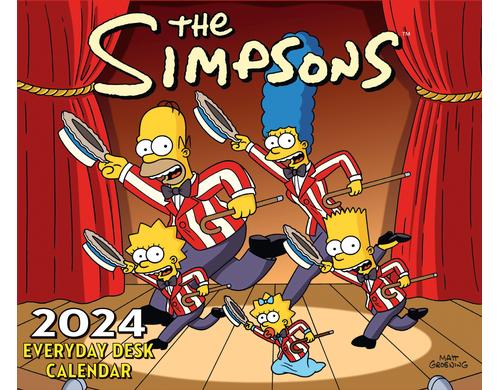 Heye Simpsons Tagesabreisskalender 2024 14.8 x 12 cm, 320 Seiten