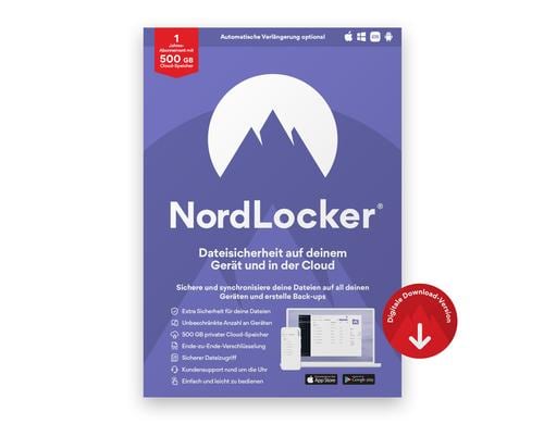 NordLocker Subscription, 500 GB, 1yr, B2B