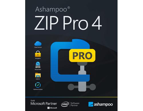 Ashampoo ZIP Pro 4 ESD, Vollversion, 1 PC