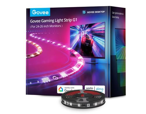 Govee Gaming Light Strip G1 fr 27-34 Zoll auch gebogene Bildschirme