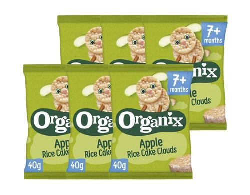 Hero Organix Apple Rice Cake Clouds Bio 6x 50g / Alter: ab 7+ Monaten