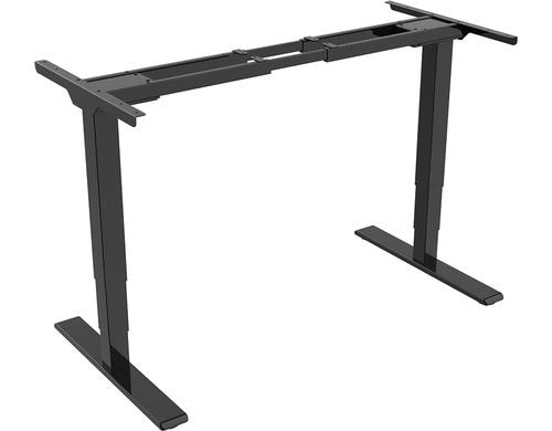 Contini Tischgestell hhenverstellb schwarz ET225E, RAL 9005, fr eigene Tischplatte
