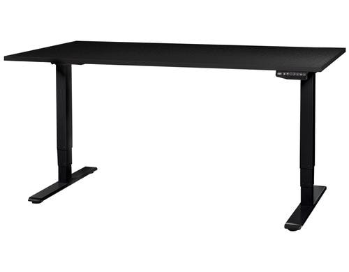 Contini Tisch hhenverstellbar Schwarz Tischplatte 1.8x0.8m / Gestell Schwarz