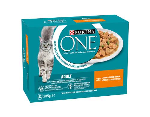 Purina One Nassfutter Adult Huhn 12x85 g