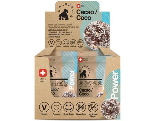 Nosh Balls POWER Cacao/Coco, Box
