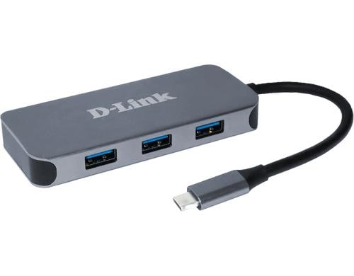 D-Link Hub DUB-2335 6-in-1  USB-C Hub mit USB-C Ladeanschluss