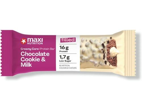 Maxi Nutrition Creamy Core Protein Bar Chocolate Cookie&Milk, Riegel 45g