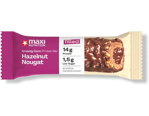 Maxi Nutrition Creamy Core Protein Bar Hazelnut Nougat, Riegel 45g