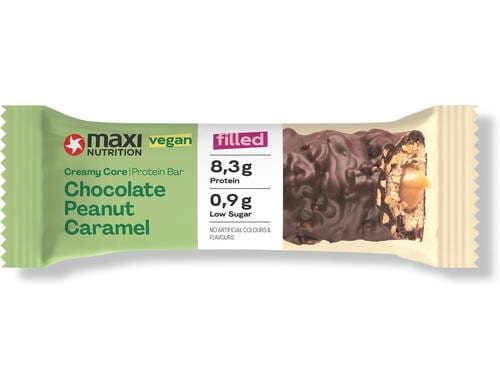 Maxi Nutrition Creamy Core Protein Bar Peanut Caramel vegan, Riegel 45g