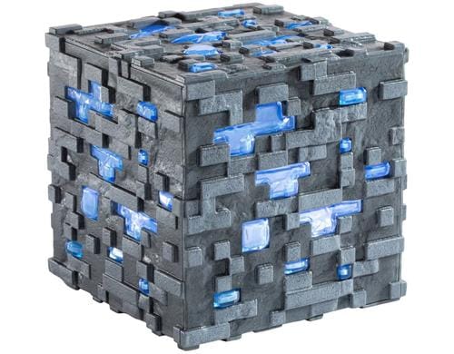 Minecraft Illuminating Diamond Ore Cube 10cm, bentigt 3x AAA Batterien