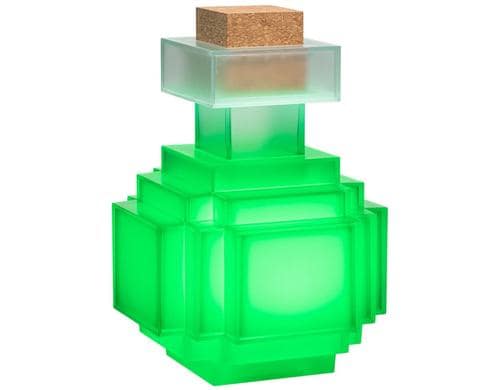 Minecraft Illuminating Potion Bottle 16cm, bentigt 3x AAA Batterien