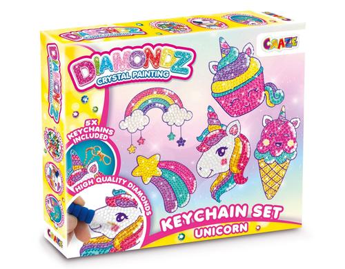 Diamondz Painting Key Chain Set Unicorn 