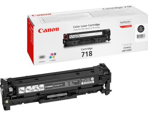 Toner 2662B002 Canon CRG 718, schwarz 3400 Seiten, LBP 7200CDN