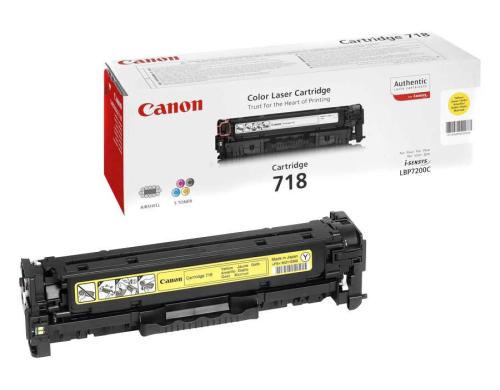 Toner 2659B002 Canon CRG 718, yellow 2900 Seiten, LBP 7200CDN