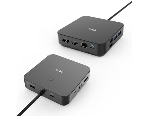 i-tec USB-C HDMI Dual DP Docking Station Power Delivery 100 W
