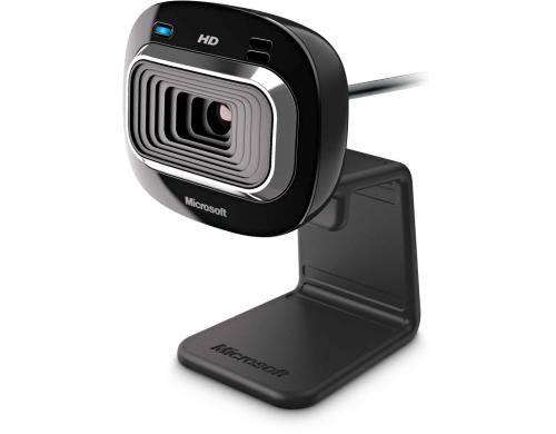 Microsoft LifeCam HD-3000, 1280x720, USB flexibler Standfuss, int. Mikrofon