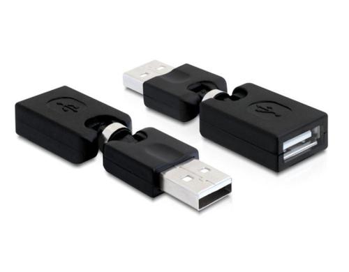 Delock USB Rotationsadapter 6.5cm A-Stecker/Buchse