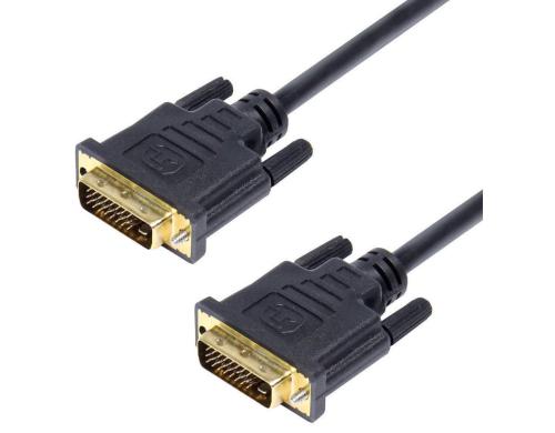 HDGear DVI-D Kabel: 7.5m, Dual-Link, Stecker 24+1 auf Stecker 24+1, schwarz