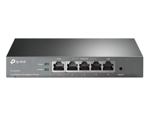 TP-Link TL-R470T+: SMB Broadband Router 5 Ports WAN/LAN, Load balance,VLAN,Firewall
