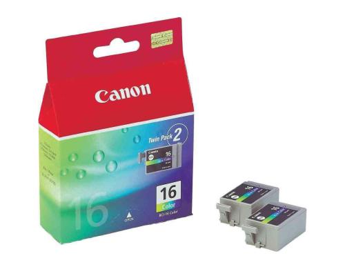 Tinte Canon BCI-16 Colour, farbig cyan/magenta/yellow je 25ml x2 Stück