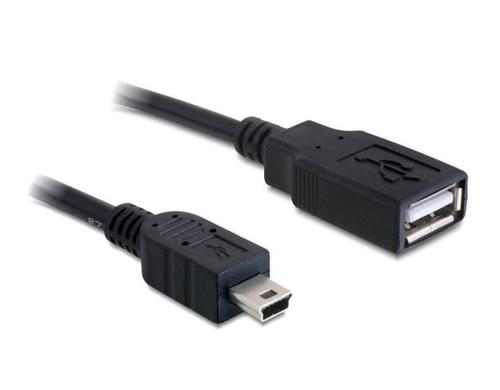 USB Kabel 0.5m A-Buchse auf MiniB-Stecker fr USB-Stick an Mini-B Anschluss