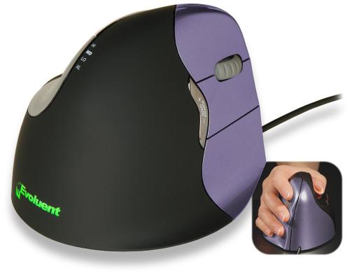Evoluent Vertical Mouse 4 small USB, ergonomische Maus, Rechtshnder