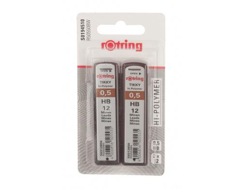 Rotring Tikky Feinminen 0.5mm Blister  2 Dosen  12 Stk