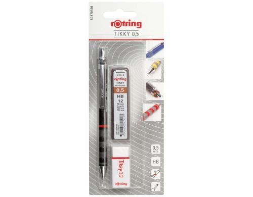 Rotring Tikky Feinminenstift 0.5mm inkl. Feinmine une Radiergummi