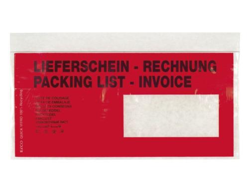 Elco Quick Vitro rot Lieferung/Rechnung, C6/5, 250er Schachtel, Fenster Rechts