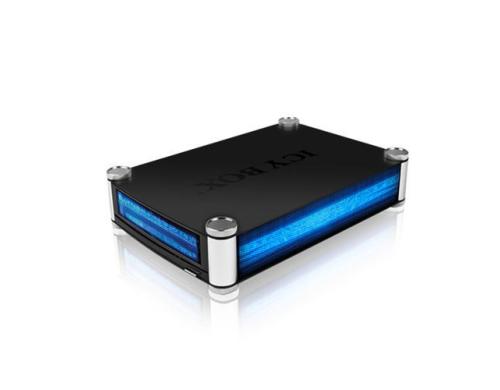 ICY BOX ext. 5.25 Gehuse,550STU3S schwarz, USB3.0, eSATA fr SATA CD/DVD/BD
