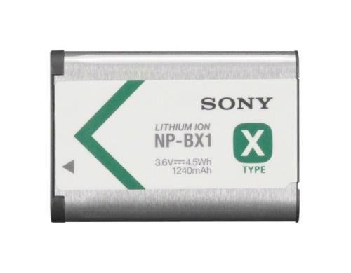 Sony Lithium-Ionen-Akku NP-BX1, 1240mAh / 3,6 Volt, fr DSC-RX1/RX100/HX50