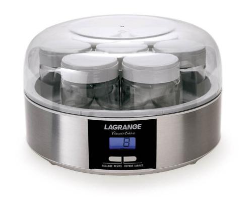Lagrange Joghurt-Zubereiter Digital inklusive 7 Glser, Digitalanzeige