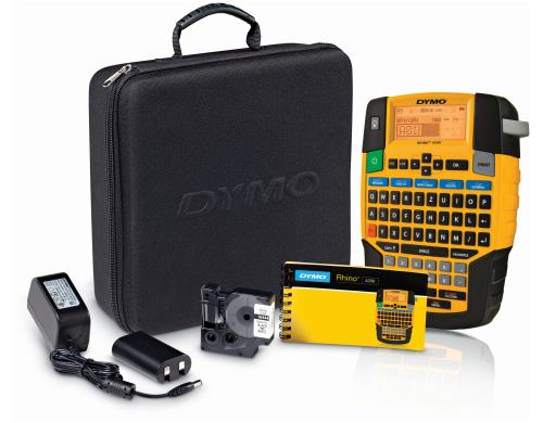 Dymo Rhino 4200, Etikettendrucker, Promo mit Koffer Upgrade
