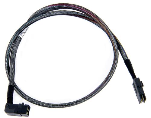 Adaptec HD-SAS Kabel: SFF-8643-SFF-8087 intern, 1x90 Grad gewinkelt, 0.8m