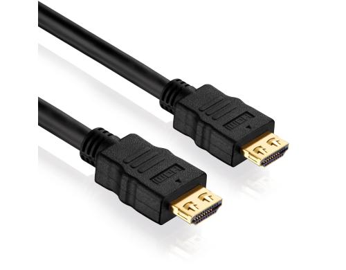 PureInstall, HDMI Kabel, 1.00m Beidseitig konfektioniert Premium HDMI DIY