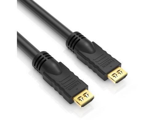 PureInstall, HDMI Kabel, 20.00m Beidseitig konfektioniert Premium HDMI DIY