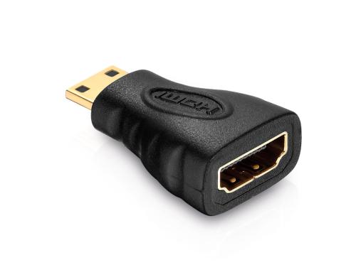 Purelink Mini HDMI Male-HDMI Female, 001m Mini HDMI-Stecker auf HDMI-Buchse