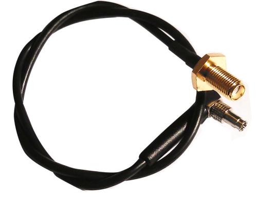 Pigtail Coax Kabel: SMA-Buchse-TS9-Stecker 10cm, low-loss, fr GSM/3G/4G Antennen