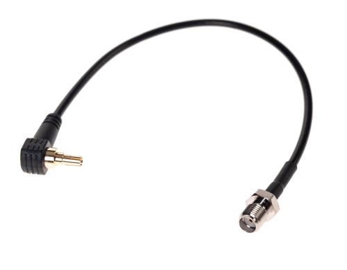 Pigtail Coax Kabel: SMA-Buchse-CRC9-Stecker 10cm, low-loss, fr GSM/3G/4G Antennen