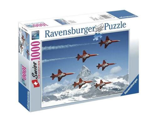 Ravensburger Puzzle, Patrouille Suisse Puzzleteile: 1000, Alter: 14+