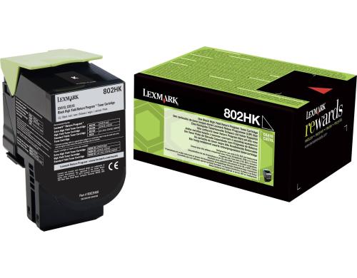 Toner Lexmark 80C2HK0 black, 2500 Seiten Lexmark CX410de