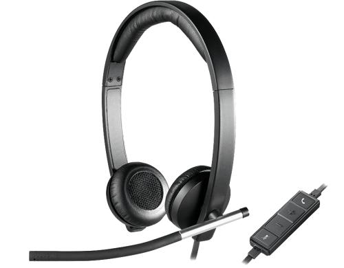 Logitech H650e USB Headset stereo f. Business, Mikrofon