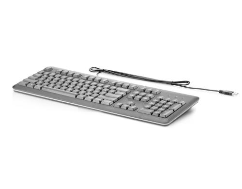 HP Tastatur Standard, USB, Swiss, schwarz 