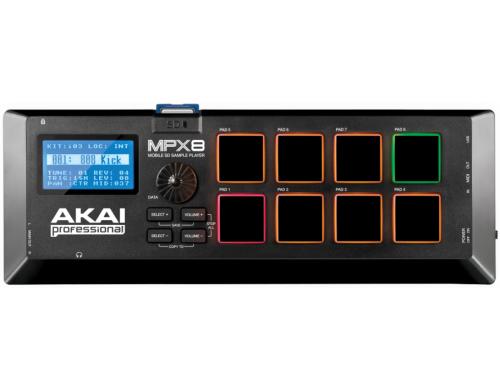 AKAI MPX8, SD Sample Player 8 Pads, USB Midi, Midi IO, Sample Editor