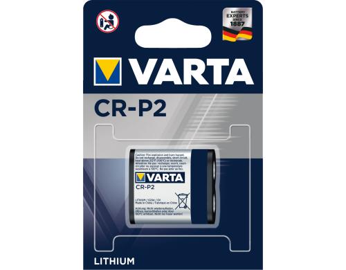 VARTA Lithium Batterie CRP2, 1Stk Kapazitt 1600 mAh