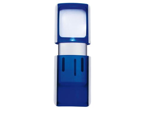 WEDO Rechtecklupen mit LED Beleuchtung blau
