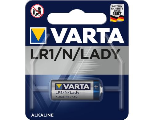 VARTA Knopfzelle LADY/LR1, 1.5V, 1Stk vergl. Typ 4001
