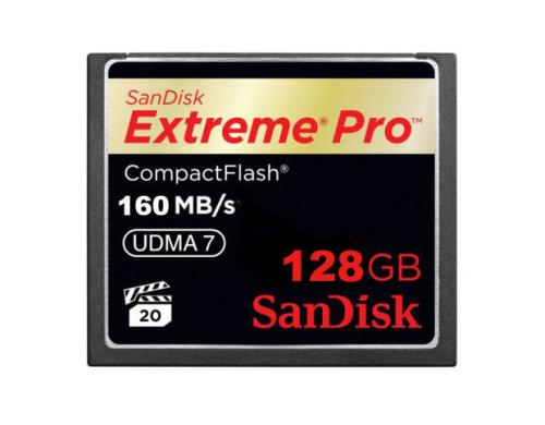 SanDisk CF Card 128GB Extreme Pro 1067x 160MB/sec, UDMA