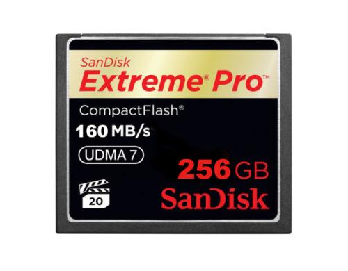 SanDisk CF Card 256GB Extreme Pro 1067x 160MB/sec, UDMA