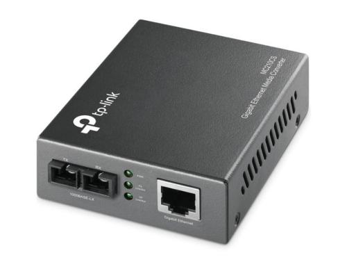 TP-Link MC210CS: Media Converter Gigabit, SC Duplex Fiber Slot, 1xRJ45, SM